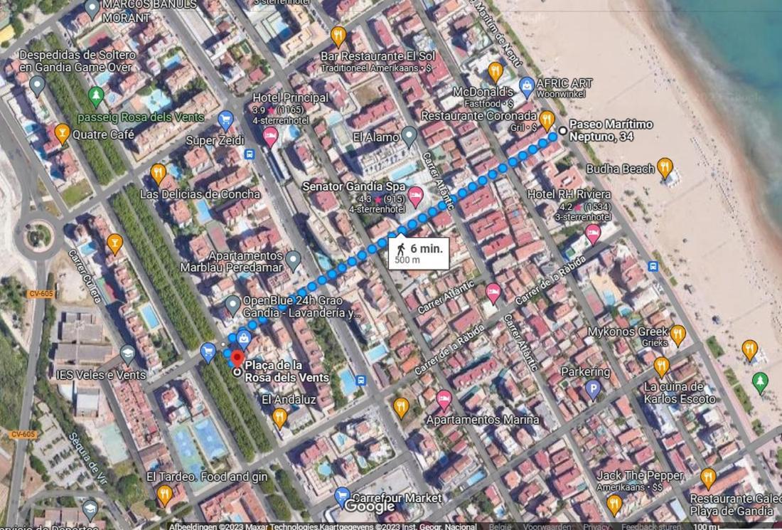 Jardin 5 Playa De Gandia - No Fiestas - Con Wifi Apartman Kültér fotó